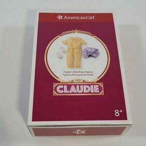 American Girl Claudie Yellow Bloom Pajamas PJs Doll Outfit New In Box